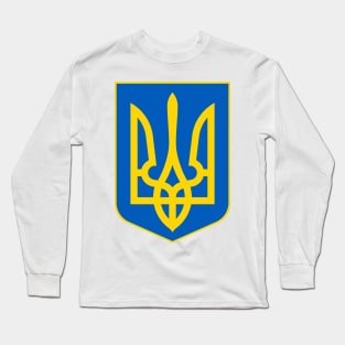 Support Ukraine Crest Long Sleeve T-Shirt